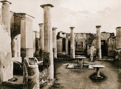 Casa di Marco Olconio, Pompeje, Itálie, c 1900 od Unbekannt