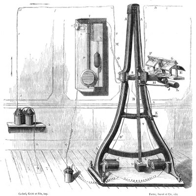Pantelegraf Casellis z roku 1865, c1870 od Unbekannt