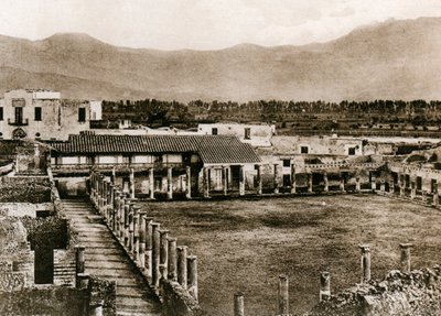 Kasárna glagiátorů, Pompeje, Itálie, 1900 od Unbekannt