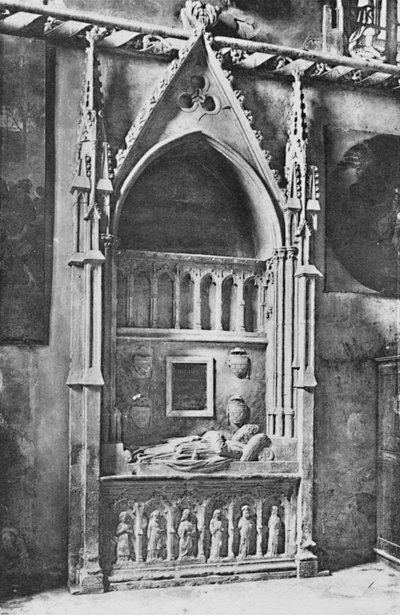 Katedrála DAvignon. - Hrob papeže Benedikta XII., c1925 od Unbekannt
