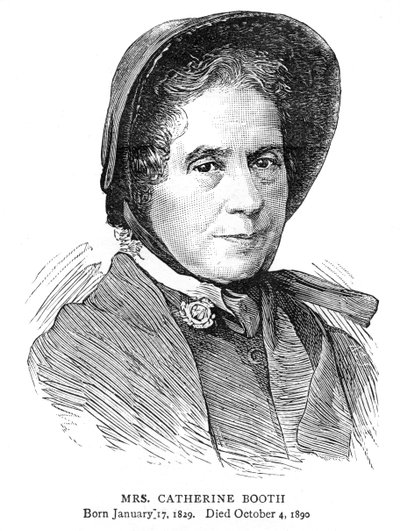 Catherine Booth, manželka Williama Bootha, britského zakladatele Armády spásy, 1890 od Unbekannt