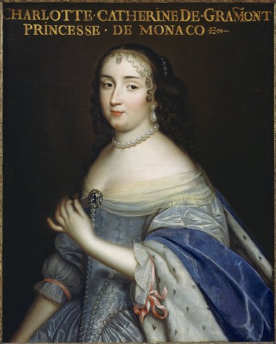 Catherine Charlotte de Gramont 1638-1678, princezna z Monaka a vévodkyně z Valentinois, c1665. od Unbekannt
