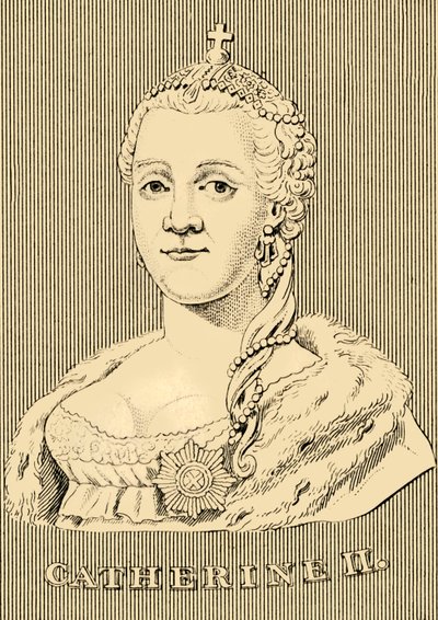 Kateřina II., 1729-1796, 1830. od Unbekannt
