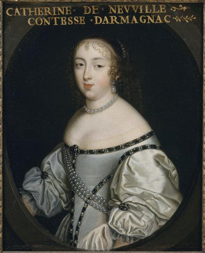Catherine de Neufville de Villeroy, hraběnka z Armagnac 1639-1707, asi 1665. od Unbekannt