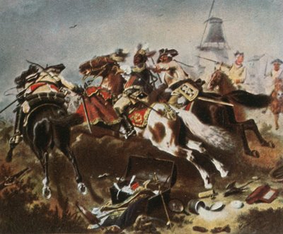 Jezdecké střetnutí v Rossbachu, 5. listopadu 1757, 1936. od Unbekannt