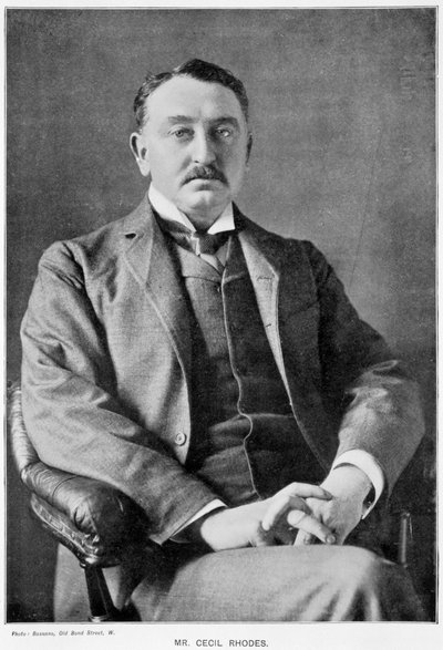 Cecil Rhodes, anglický narozený jihoafrický podnikatel a státník, c1890 od Unbekannt