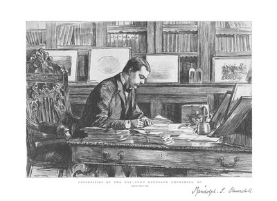Celebrity dne - Lord Randolph Churchill, M.P., 1885 od Unbekannt