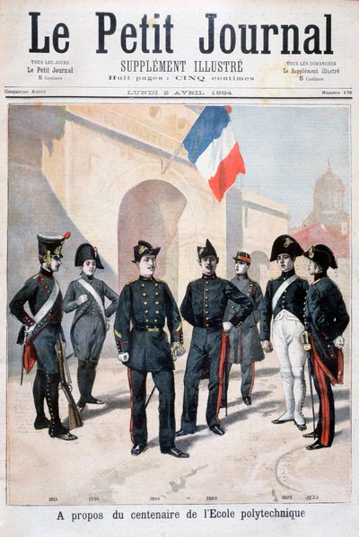 Stoleté výročí polytechnické školy, Paříž, 1894 od Unbekannt