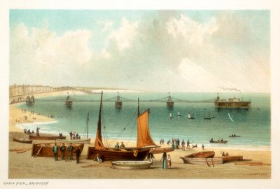 Řetězové molo, Brighton, Sussex, c1889 od Unbekannt