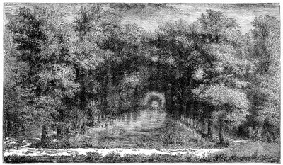 Chantilly Park, Paříž, Francie, 1885 od Unbekannt