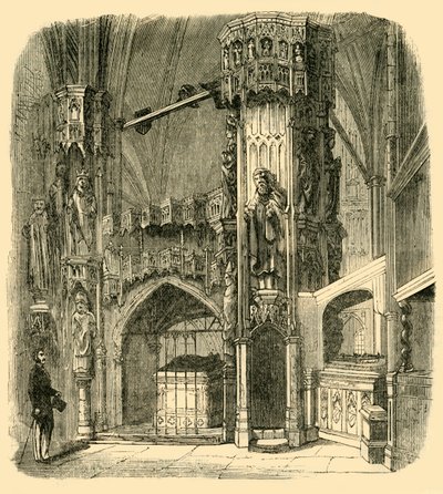 Chantry of Henry V, 1881. od Unbekannt