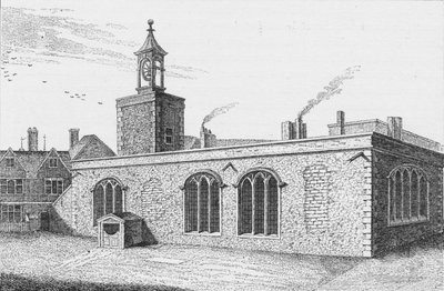 Královská kaple svatého Petra ad Vincula, s výhledem na Tower Green, Londýn, c1737 1904 od Unbekannt