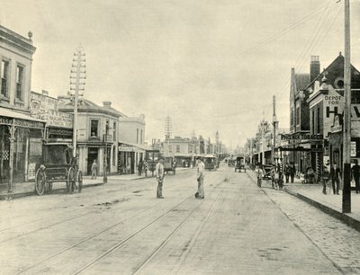 Kapličková ulice. Melbourne, 1901. od Unbekannt
