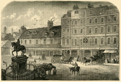 Charing Cross z Northumberland House v roce 1750, 1881. od Unbekannt