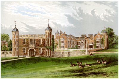 Charlecote Park, Warwickshire, domov rodiny Lucy, c1880 od Unbekannt