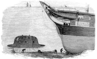 Charles Babbages navrhl design potápěčského zvonu, 1855 od Unbekannt