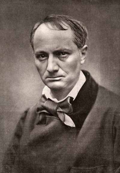 Charles Baudelaire , vlivný francouzský básník, kritik a překladatel, polovina 19. století od Unbekannt