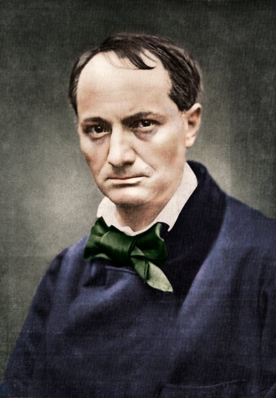 Charles Baudelaire , vlivný francouzský básník, kritik a překladatel, polovina 19. století. od Unbekannt