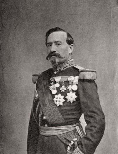Charles Denis Bourbaki, francouzský voják a generál, 1868 od Unbekannt