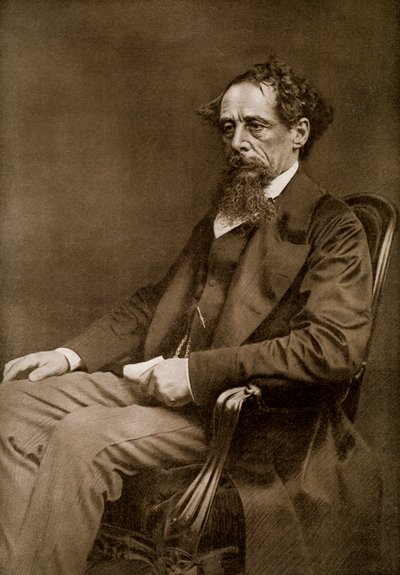 Charles Dickens, anglický spisovatel 19. století, 1910 od Unbekannt