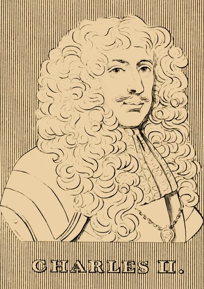 Karel II., 1630-1685, 1830. od Unbekannt