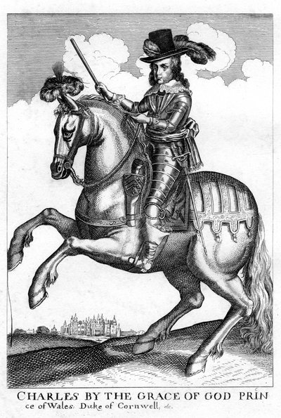 Anglický Karel II., 17. století od Unbekannt