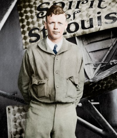 Charles Lindbergh, rekordman letec, 1927 od Unbekannt