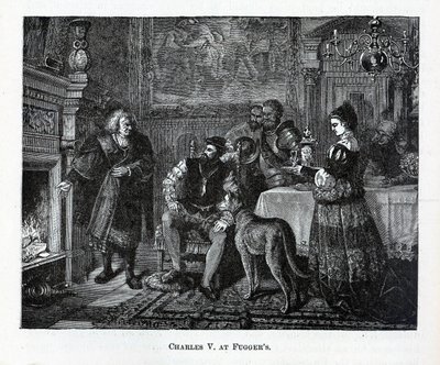 Karel V. ve Fuggers, 1882 od Unbekannt