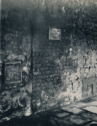 Charthouse. Food-Hatch and door of a Monks Cell, v ambitu, 1925 od Unbekannt