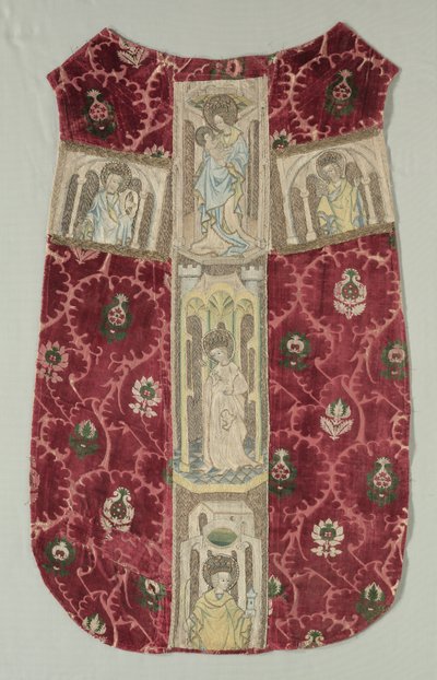 Ornátová záda s vyšívaným Orphrey Bandem, 1415-1425. od Unbekannt