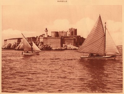 Chateau dIf, hrad If, Marseille, 1930. od Unbekannt