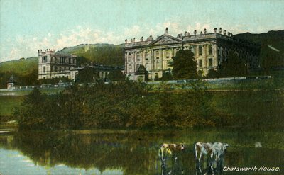 Chatsworth House, konec 19.-začátek 20. století. od Unbekannt
