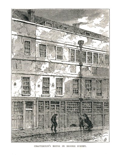 Chattertons House v Brooke Street, 1878 od Unbekannt