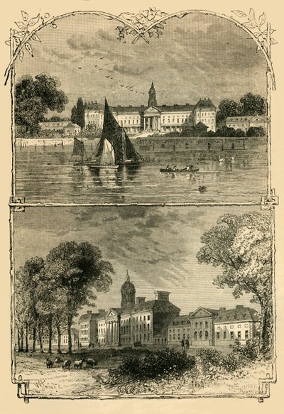 Chelsea Hospital, c1876. od Unbekannt