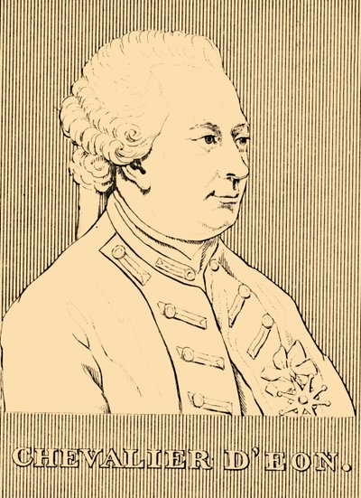 Chevalier DEon, 1728-1810, 1830. od Unbekannt