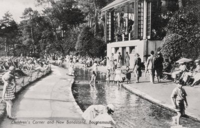 Dětský koutek a nová kapela, Bournemouth, Dorset, c1920 od Unbekannt