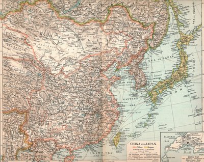 Čína a Japonsko, c1903, 1904 od Unbekannt