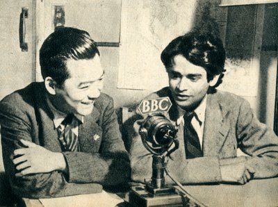 Čína se setkává s Cejlonem v Londýně - Hsiao Chien a J. M. Tambimuttu, 1942 od Unbekannt