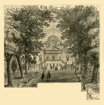 Chiswick House, v roce 1763, c1878. od Unbekannt