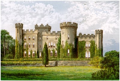Hrad Cholmondeley, Cheshire, domov markýze z Cholmondeley, c1880 od Unbekannt