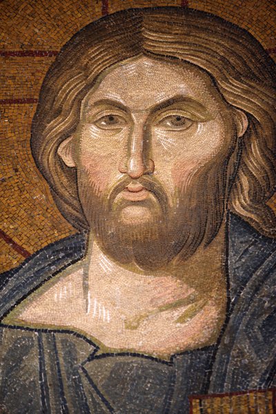 Kostelní muzeum Chora: Mozaika Jesus Pantocrator Istanbul Turecko od Unbekannt