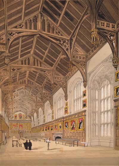 Christ Church Hall Oxford, 1845 od Unbekannt