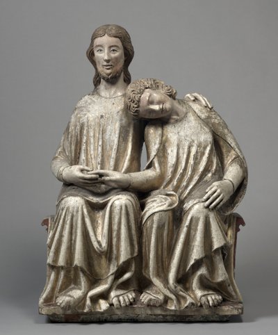 Kristus a svatý Jan Evangelista, 1300-1320. od Unbekannt