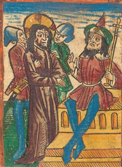 Kristus před Pilátem, c. 1490. od Unbekannt