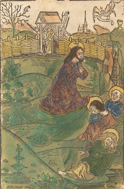Kristus na hoře Olivetské, c. 1490. od Unbekannt