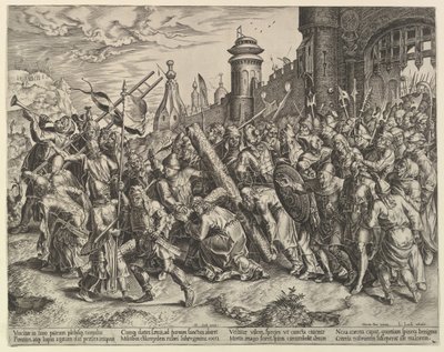 Kristus na cestě na Kalvárii, ca. 1560. od Unbekannt