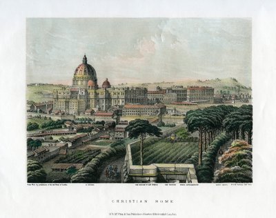 Křesťanský Řím, Itálie, c1865 od Unbekannt