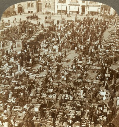 Christianias největší trh, Norsko, c1905. od Unbekannt