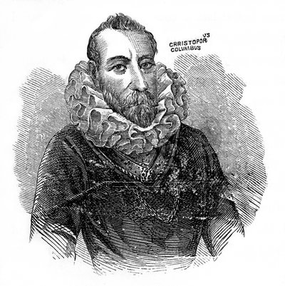 Christopher Columbus, italský průzkumník a obchodník, c1872 od Unbekannt