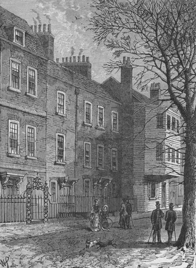 Church Row, Hampstead, 1890 od Unbekannt